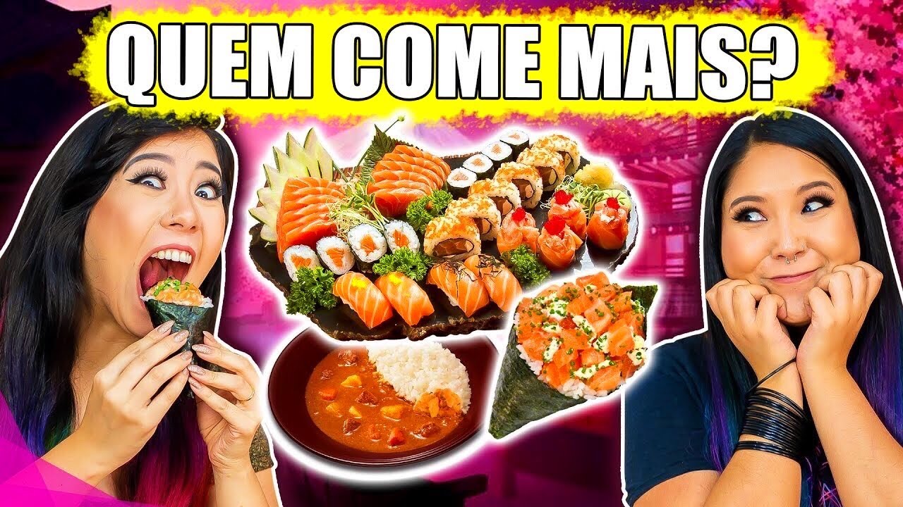 QUEM COME MAIS COMIDA JAPONESA GANHA | Blog das irmãs
