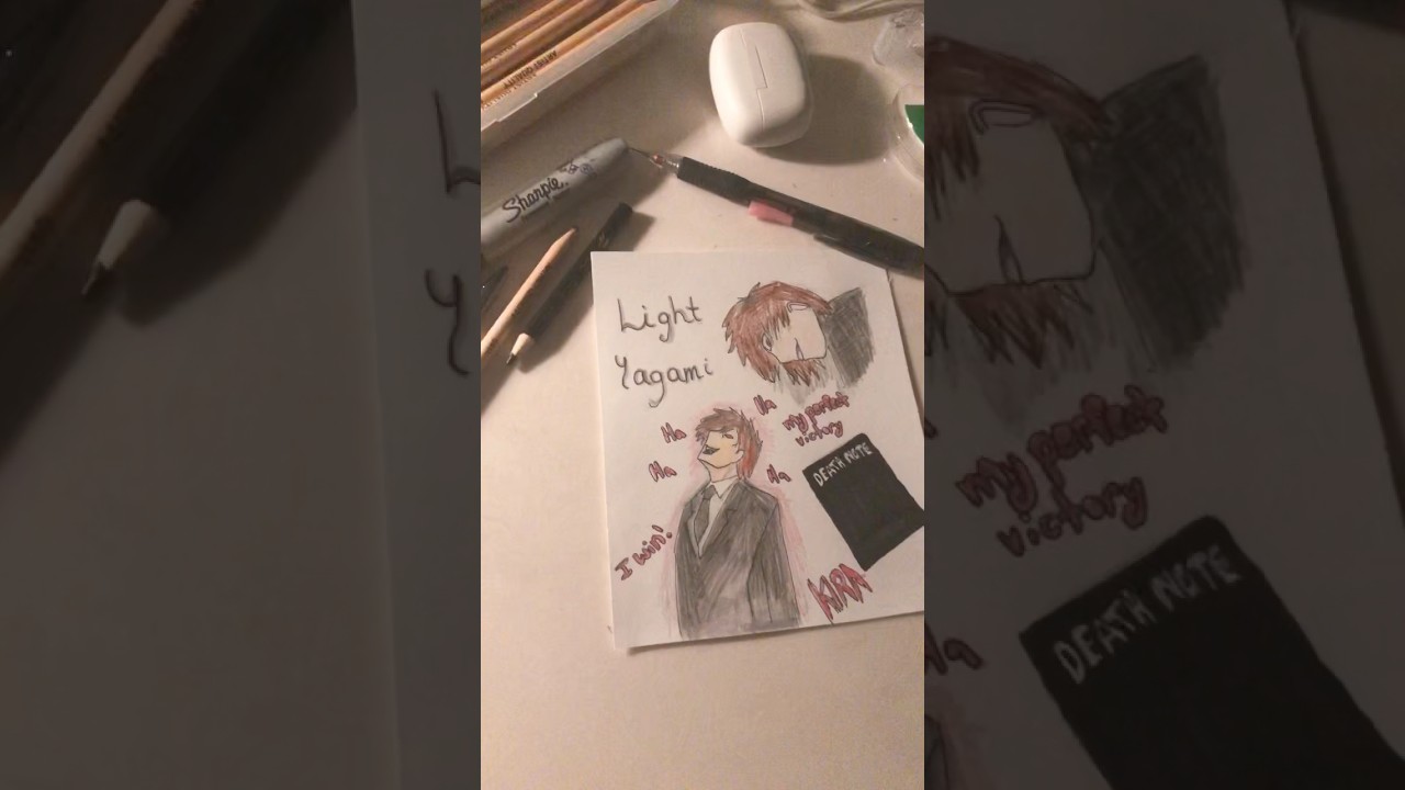 &ldquo;My perfect victory&rdquo; #drawing #light yagami