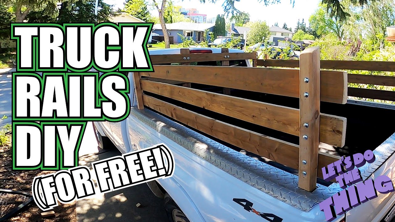 DIY Truck Rack Cargo Side Rails For (basically) Free!!