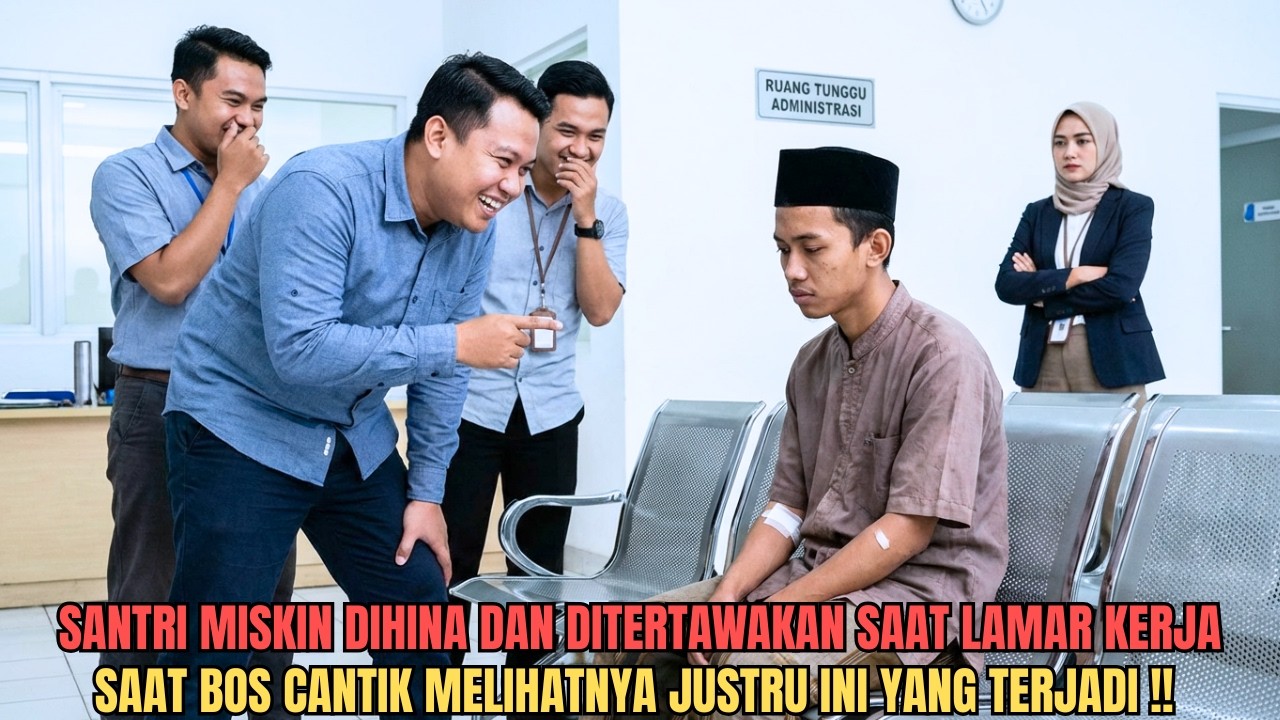 Santri Miskin Dihina Saat Lamar Kerja, Saat Bos Cantik Melihatnya Justru Ini Yang Terjadi...