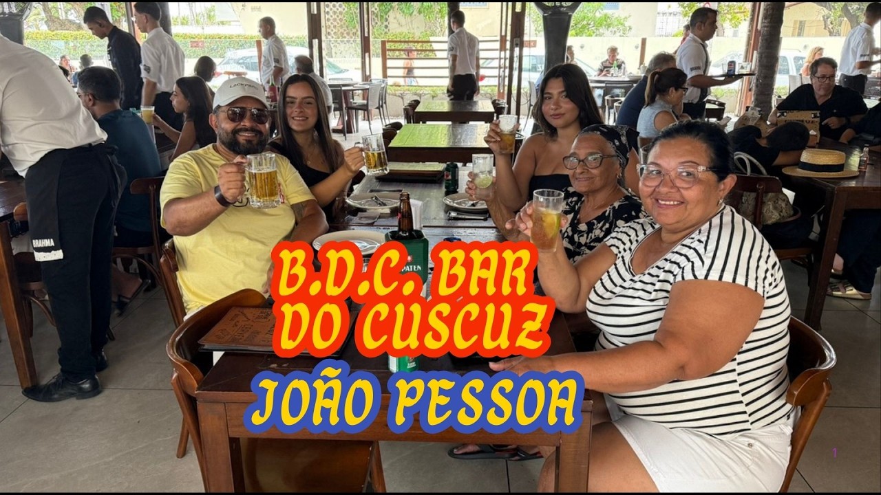 Ep. 20 - Simplesmente Fabuloso, venha conosco conhecer o Bar do Cuscuz de Jo&atilde;o Pessoa