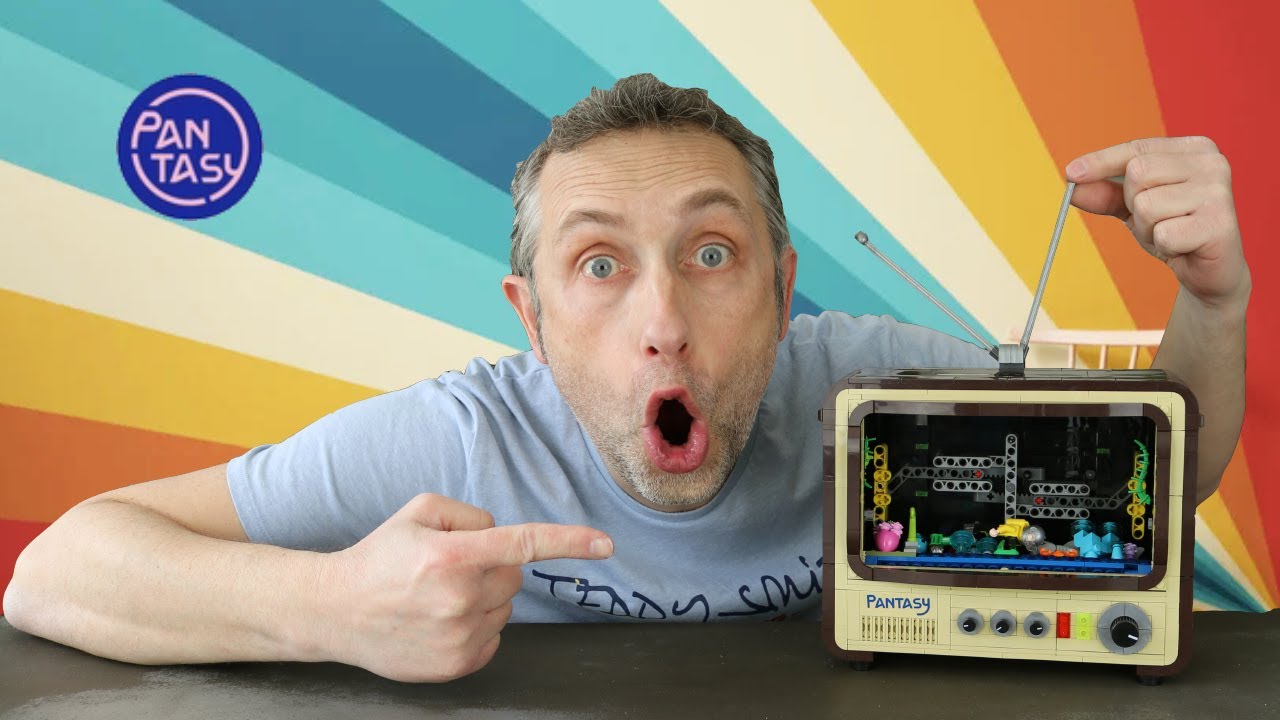 Notre TÉLÉVISION a CLAQUÉ ! On en fabrique une nouvelle façon VINTAGE avec les briques PANTASY !