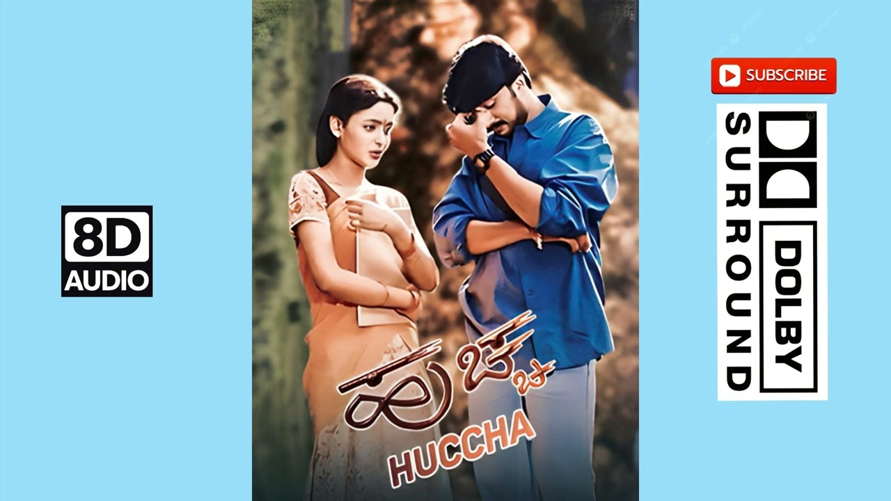 Usire Usire | 8D Immersive Audio | Huchcha | Kannada Video Song | Kiccha Sudeep