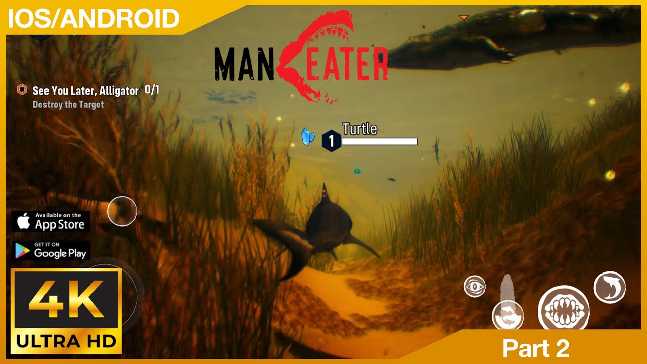Maneater Mobile Gameplay Ultra Graphics [4K] - Part 2 - RianeTube4K