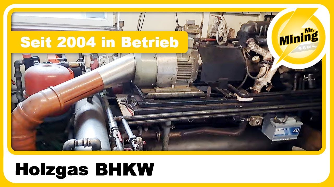 Holzgas BHKW seit 2004 in Betrieb 