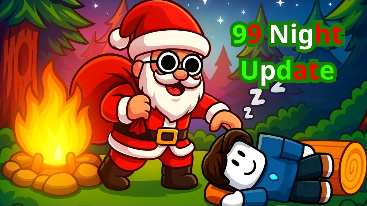 Receive gifts from Santa Claus during 99 nights in the forest