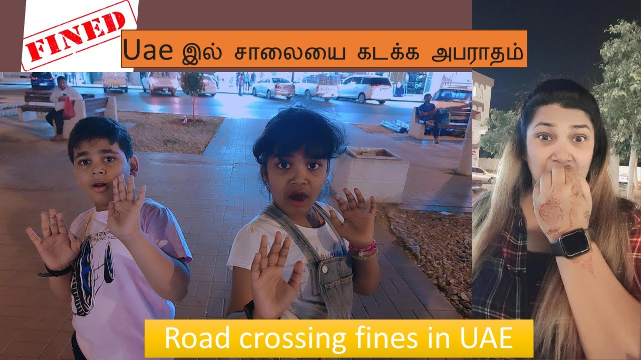 Road Crossing Fines in UAE| Traffic Violation| Fines on UAE roads