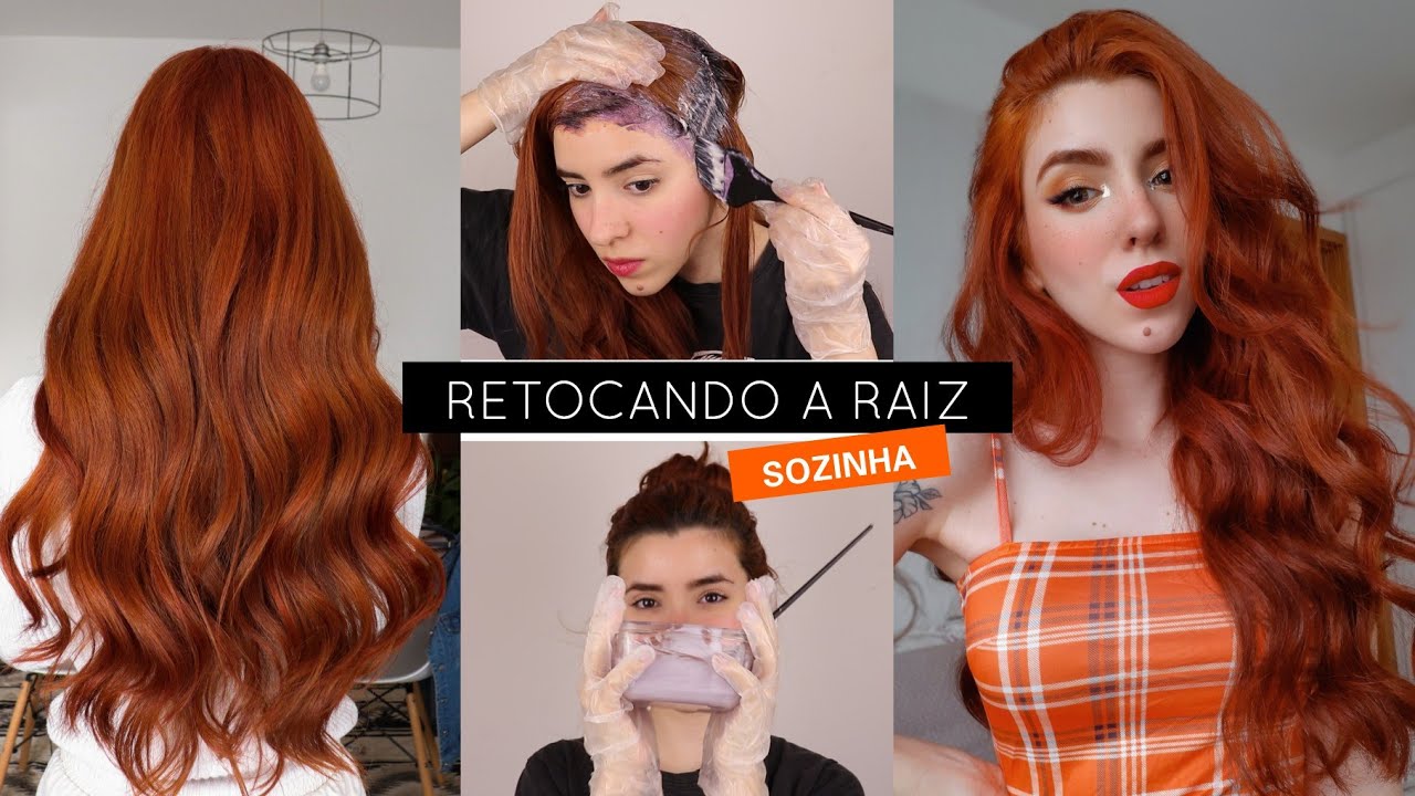 COMO RETOCAR O RUIVO EM CASA: PINTANDO A RAIZ!