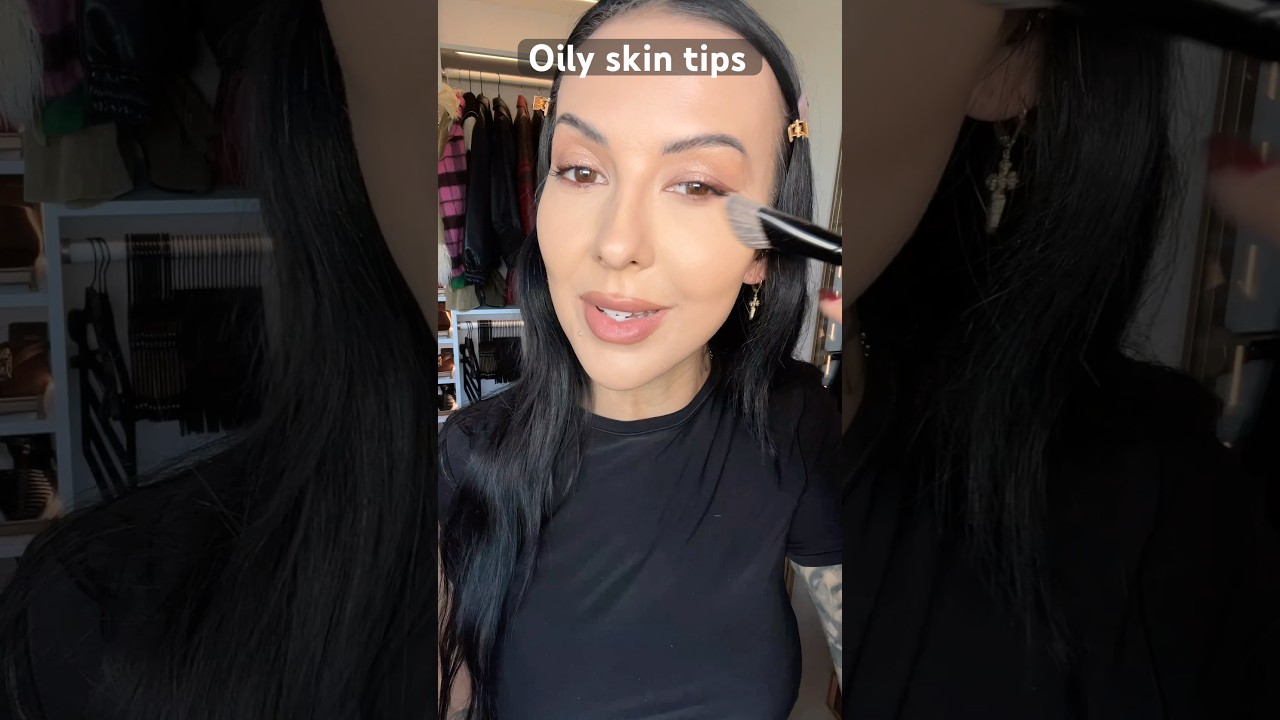 Советы по уходу за жирной кожей #promakeupartist #oilyskin #foundation #skintint