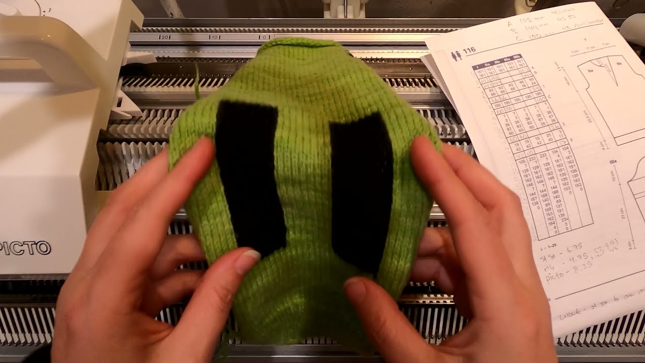 Minecraft Sweater - Part 1 - First Steps - Passap e6000/DM80/Pinky