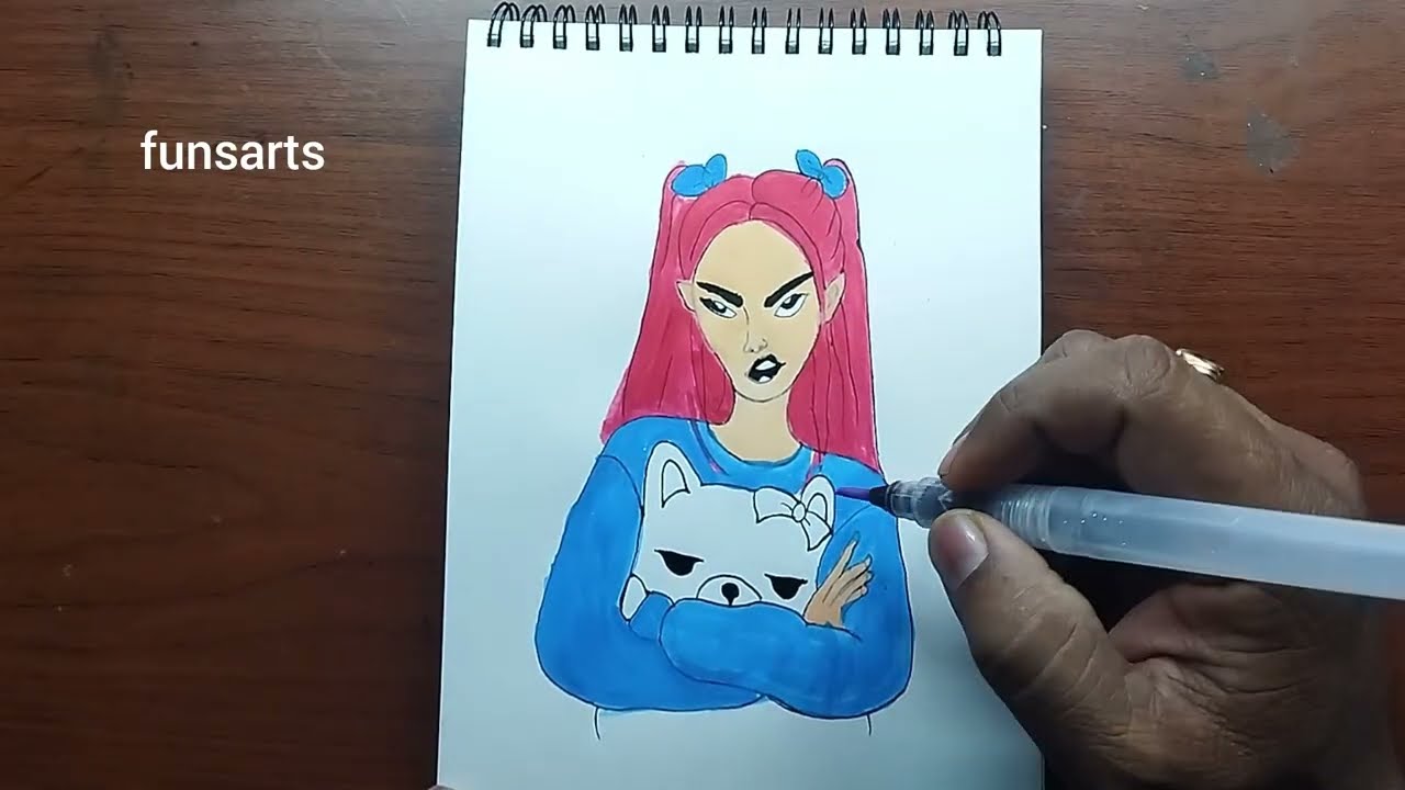 How to draw mira character #mira #drawing #draw @funsarts 
