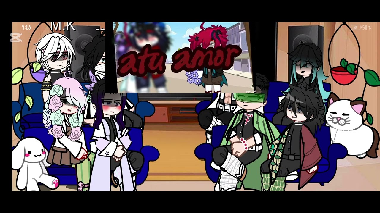 Los hashiras reaccionan a tanjiro as ramdom gacha tiktok 1/??