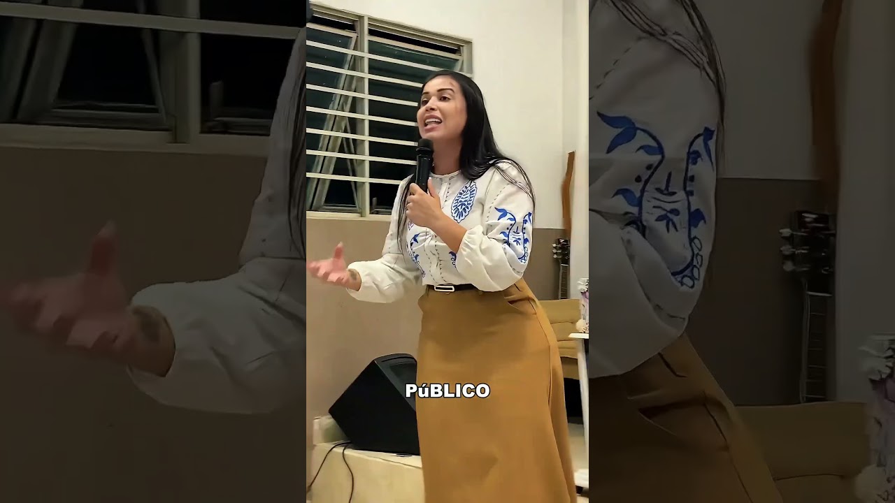 Porque todos querem ir no culto dela. 