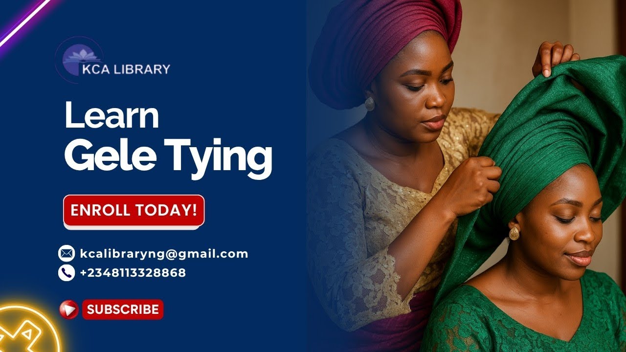 Gele Tying (Traditional Marriage Gele)