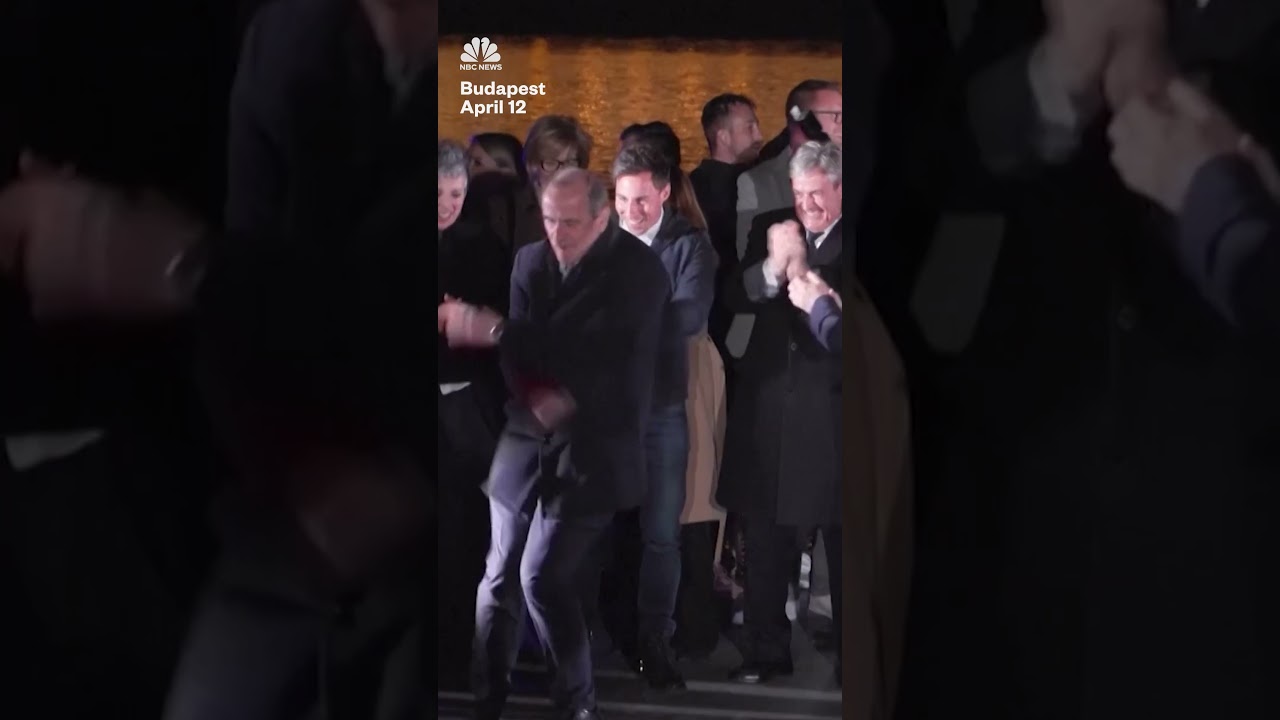 Hungary's dancing politician steals the spotlight after Orb&aacute;n's landslide defeat