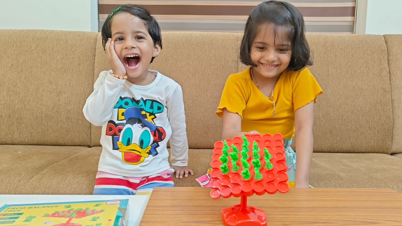Frog Balance Challenge 🐸🎲 | Fun Family Challenge– Who Will Lose First?