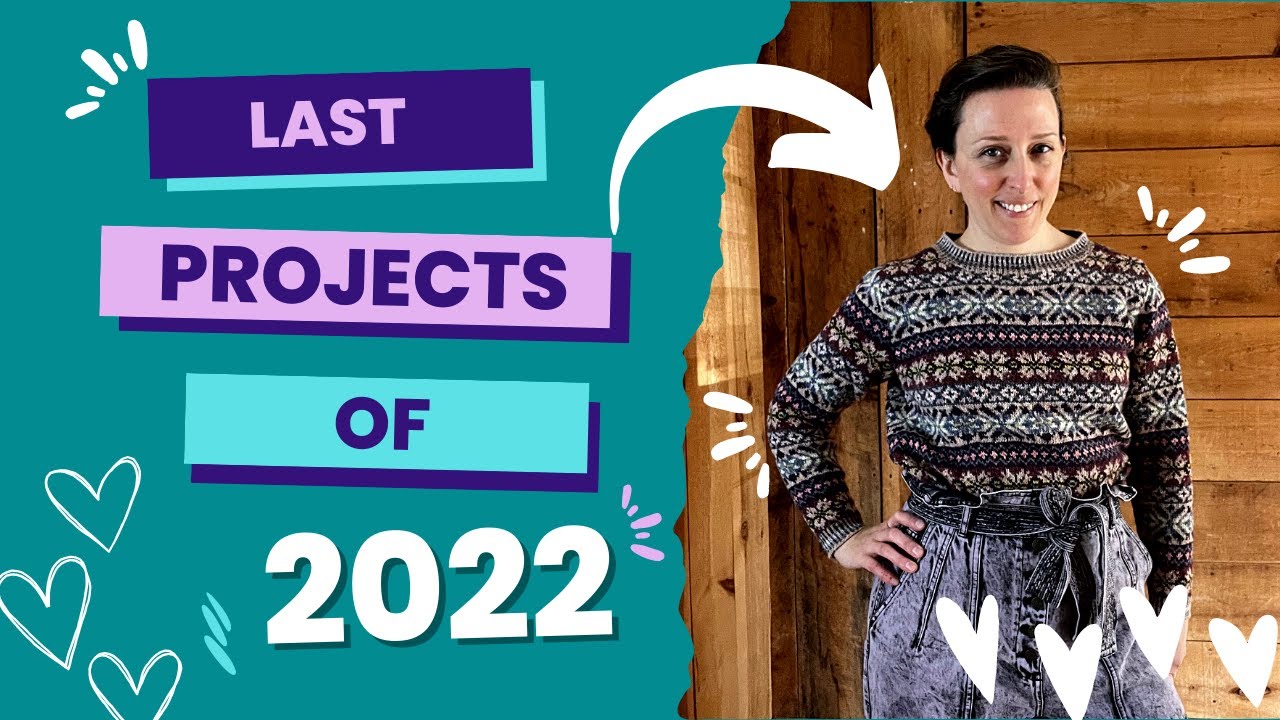MEL MAKES STUFF: I DID IT!!! 🎉 The 4 Last Knitting Projects of 2022 FINISHED