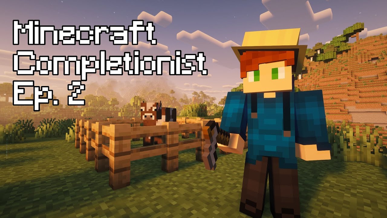 Becoming a Farmer to Complete Minecraft! | Minecraft Survival Completionist: Ep.2