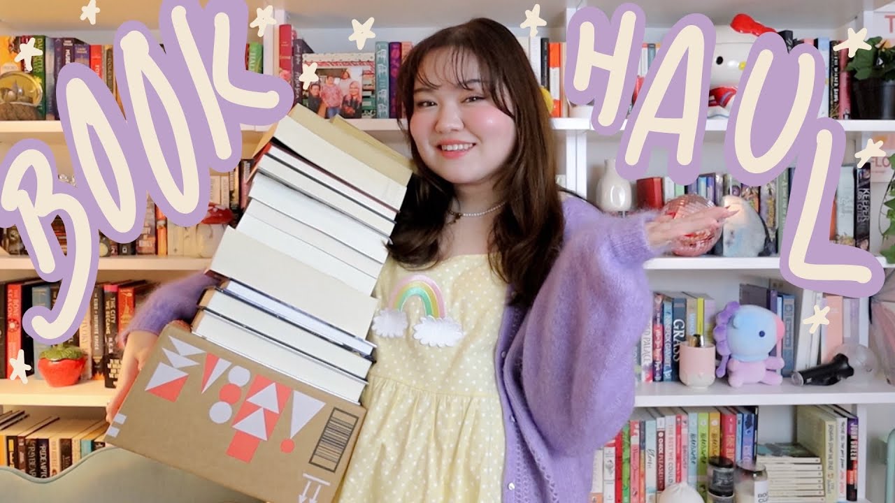 huge book haul & unboxing 📚 i may have a problem lol