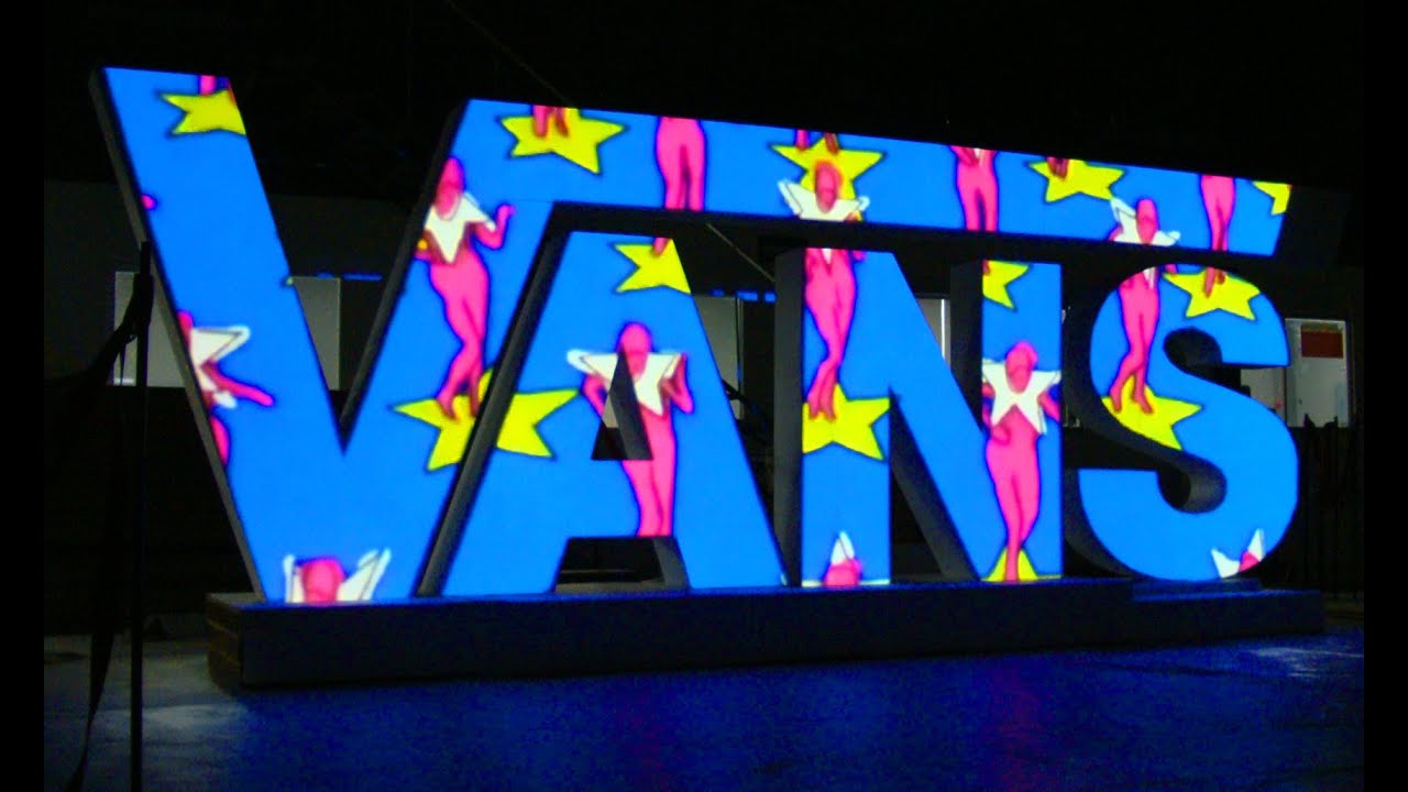 VANS Video Mapping Projection on 3D Surface / Intro