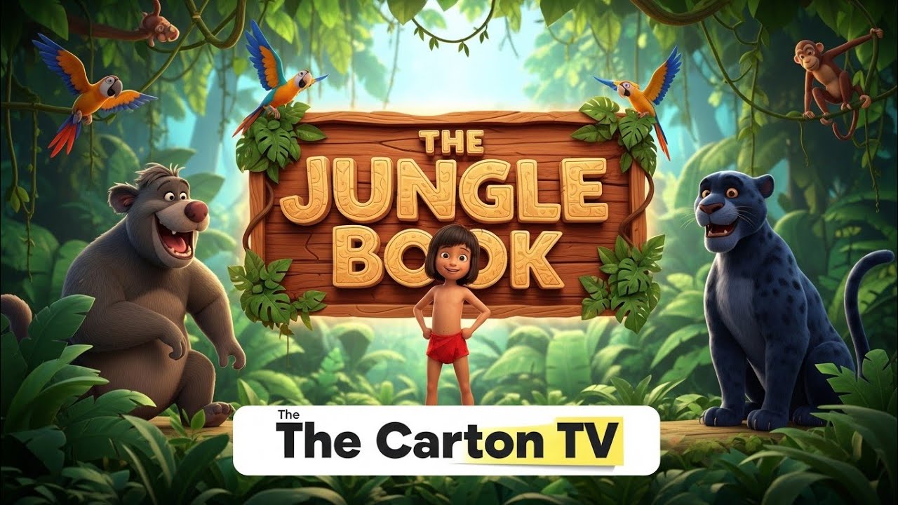 The Jungle Book Poem for Kids 🐻🌿 | Fun Cartoon Animals | The Cartoon TV