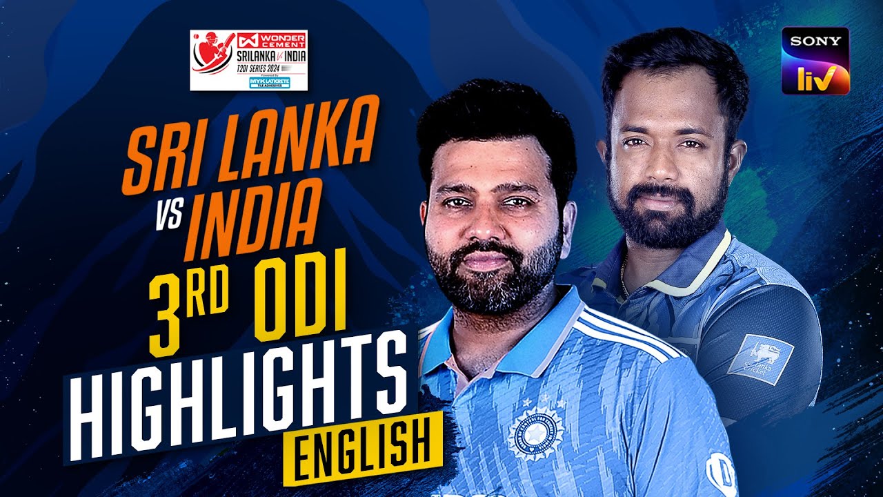 3rd ODI | English | Highlights | India Tour Of Sri Lanka | 7th August 2024