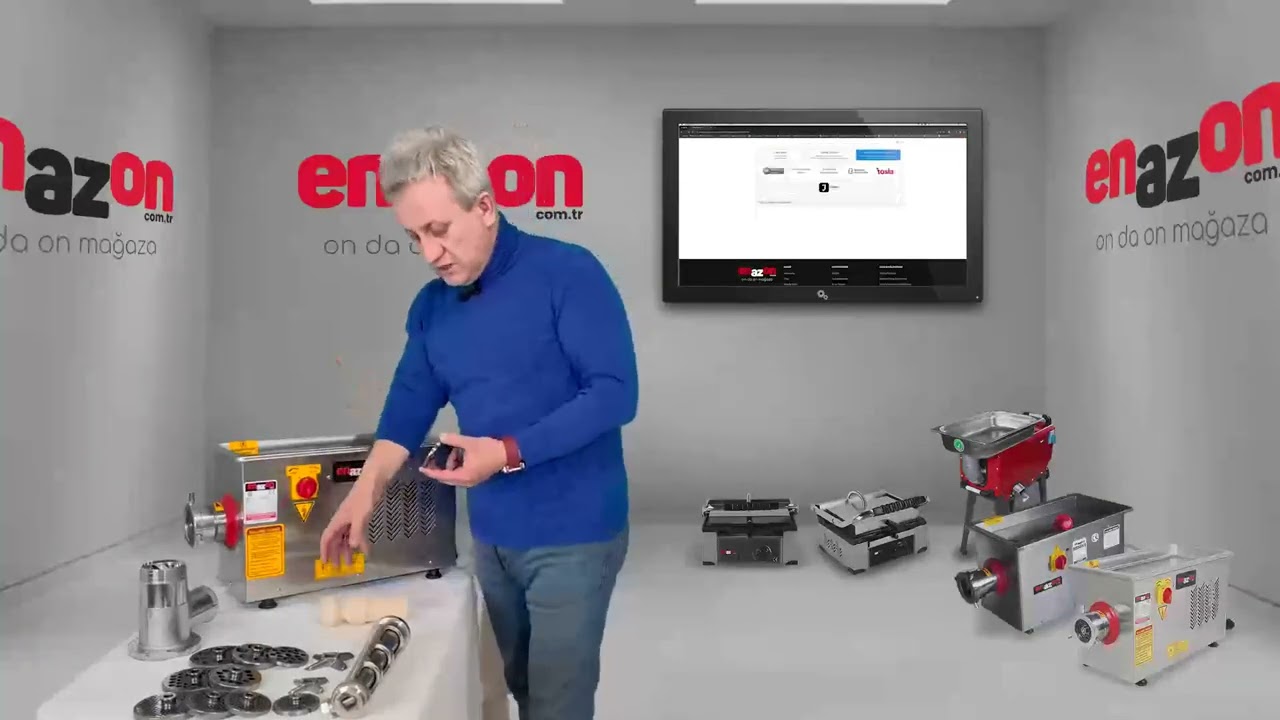 Enazon 12 No Et Kıyma Makinesi ilk Kullanım ve Bakımı