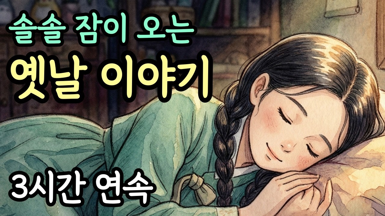 3시간 연속 옛날 이야기 | 잠잘때 듣는 옛날이야기 | 야담 | 민담 | 설화 | 솔솔 잠오는 이야기 | 수면유도 오디오북 | 편안한 전래동화 | 성인동화 ASMR