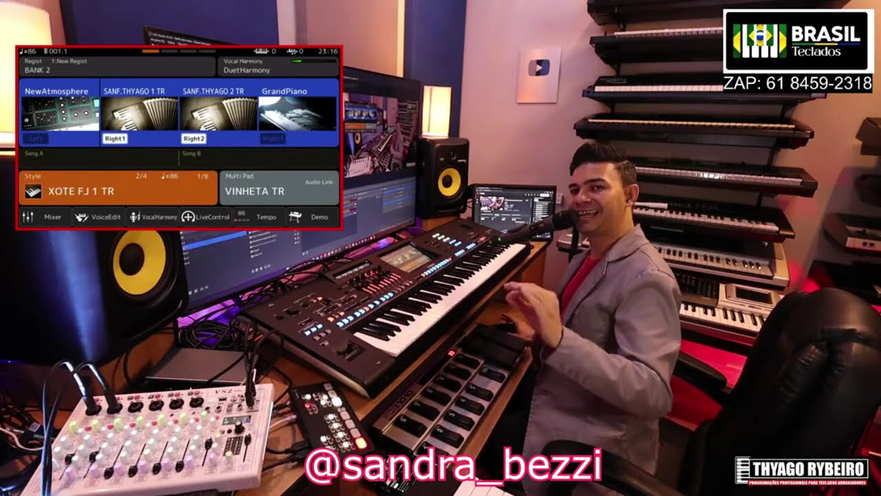 PONTOS POSITIVOS Gravação STYLE CREATOR  e REC SONG WAVE no YAMAHA GENOS 2 By Thyago Rybeiro