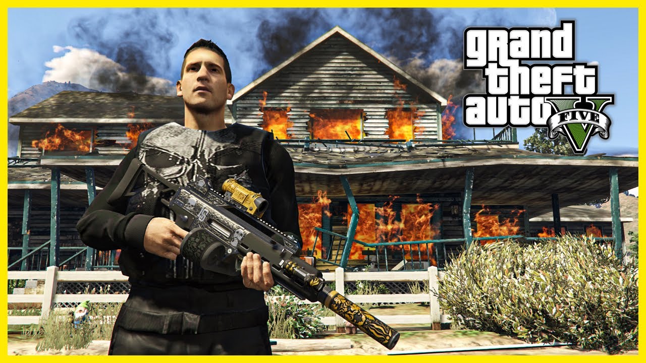 GTA 5 - The Punisher (Frank Castle Mod)