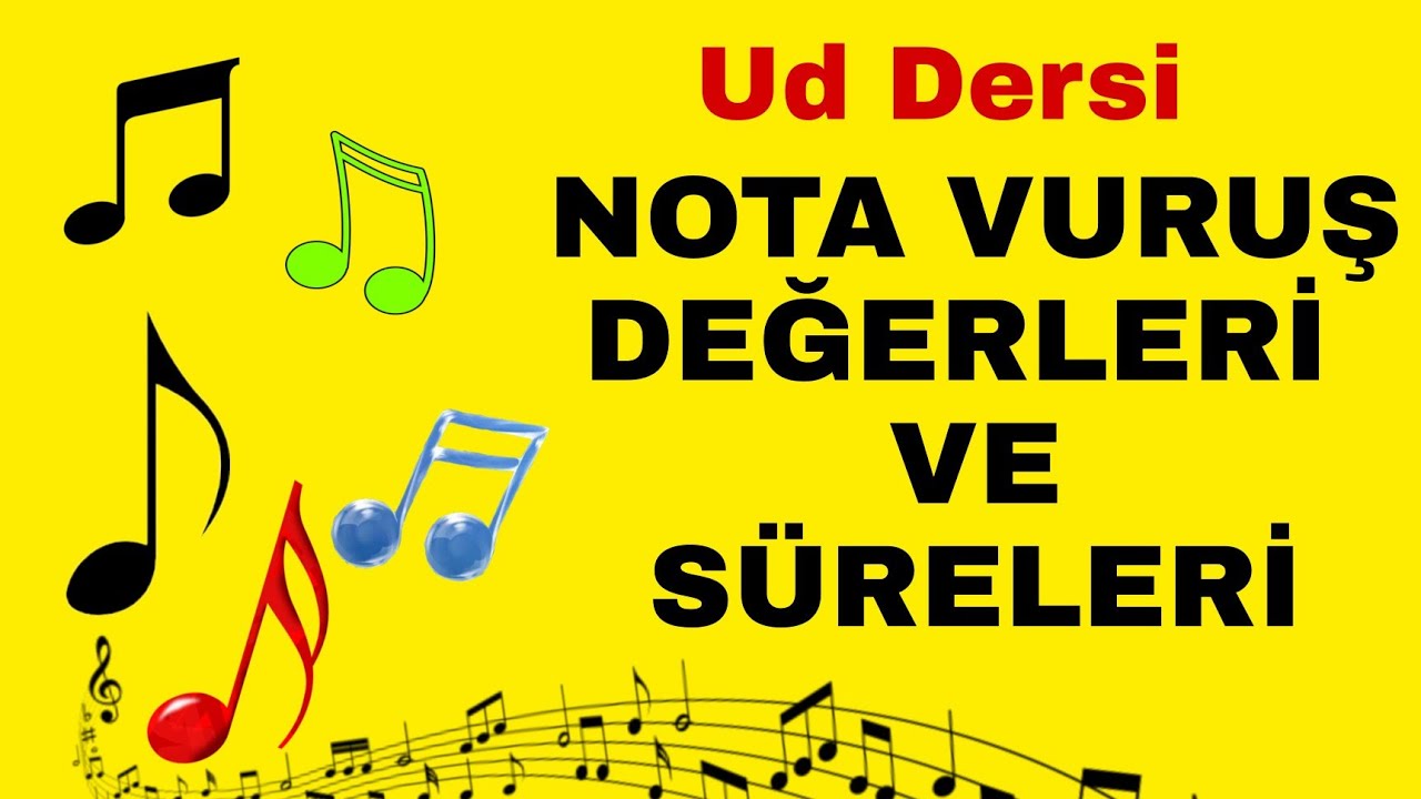 NOTA DEĞERLERİ VE VURUŞLARI  /  Mızrap Vuruş Teknikleri UD DERSİ 164
