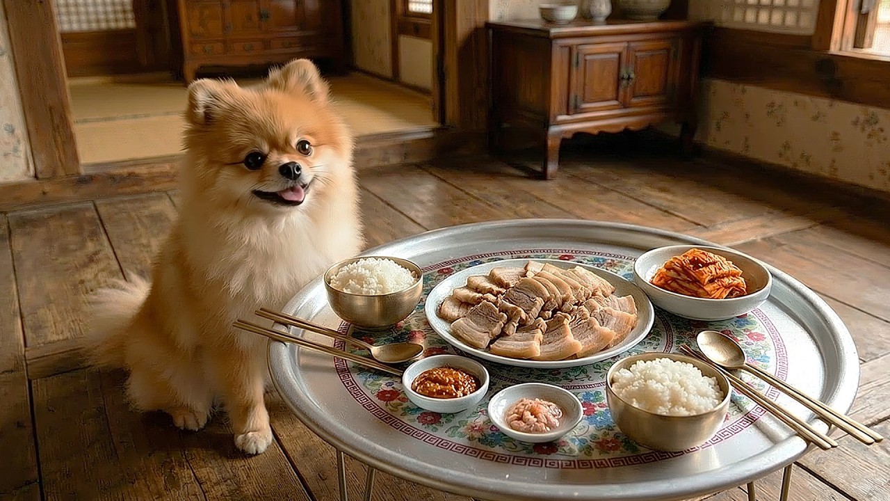 할머니를 위한 개손주의 수육&겉절이 한상 | Pork & Kimchi for My Grandma