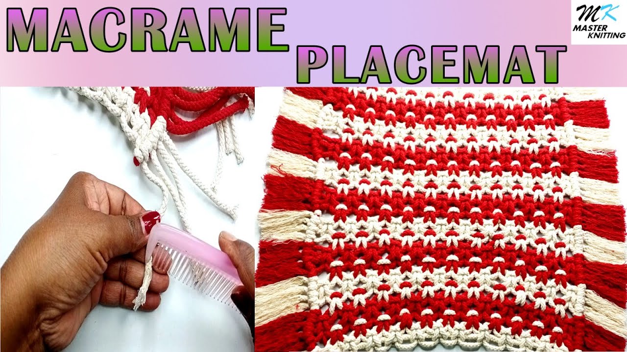 Macrame placemat