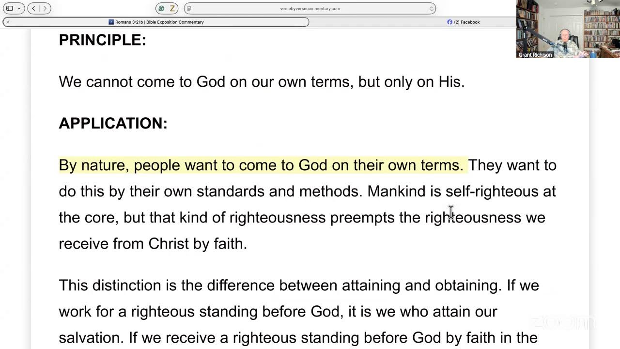 RIGHTEOUSNESS WITHOUT THE LAW