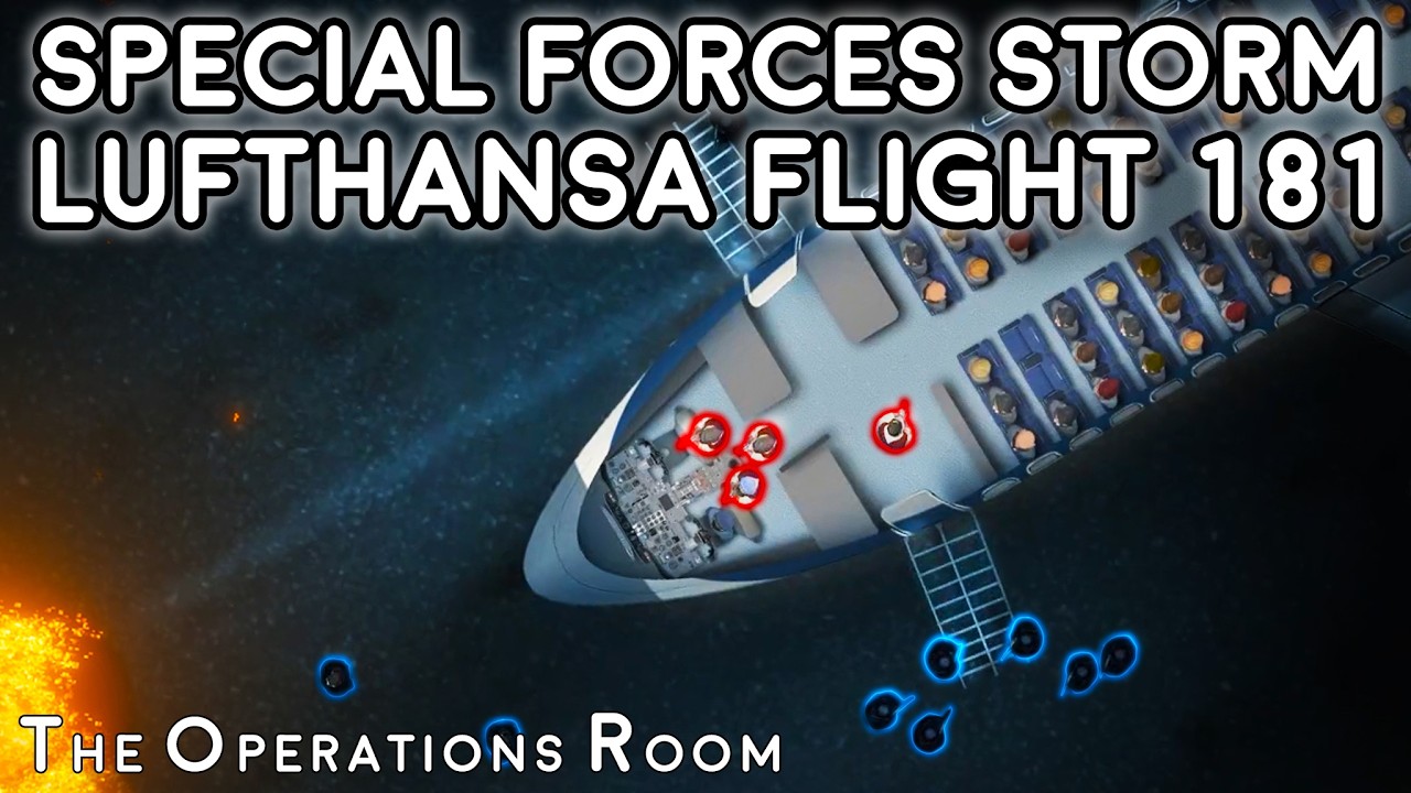 Special Forces Storm Hijacked Lufthansa Flight 181 - Animated