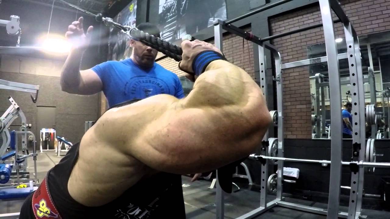 Aff4mation - Flex Lewis 4 weeks out - Powerhouse Gym- Photoshoots- Triceps - Episode 3