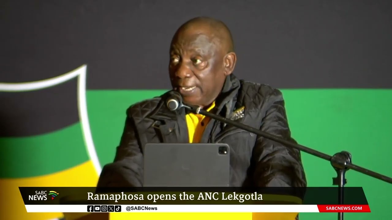 CYRIL RAMOPHOSA ADDRESESS ANC NEC LEKGOTLA