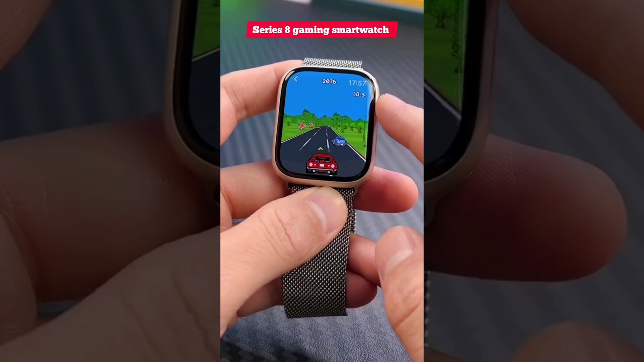 🎮Games in smartwatch 8🔥 !series 8 clone😎 #shorts #smartwatch