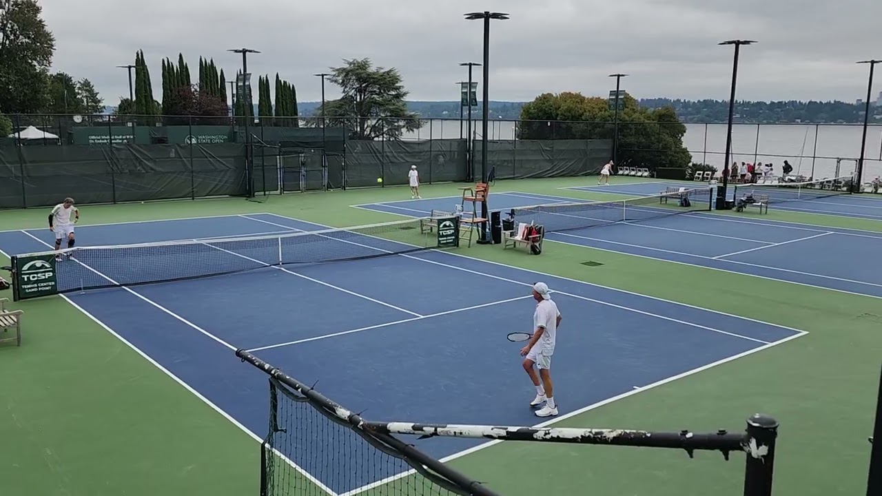Washington State Open 2025 Men's 50 & Over Semi Finals 3rd Set 10pt Tie Breaker Highlights