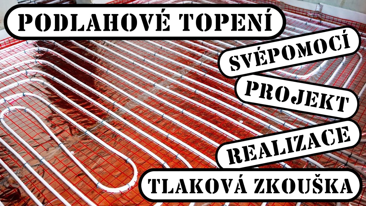 Rekonstrukce chaty #02 - podlahové topení svépomocí