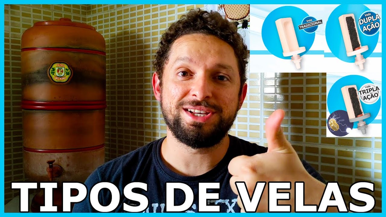 O que &eacute; a vela, tipos e qual sua fun&ccedil;&atilde;o no FILTRO DE BARRO