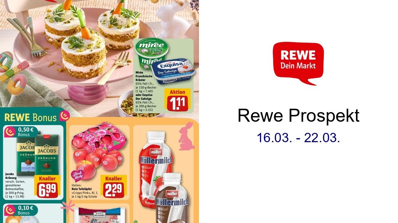 Rewe Prospekt   16.03. - 22.03.