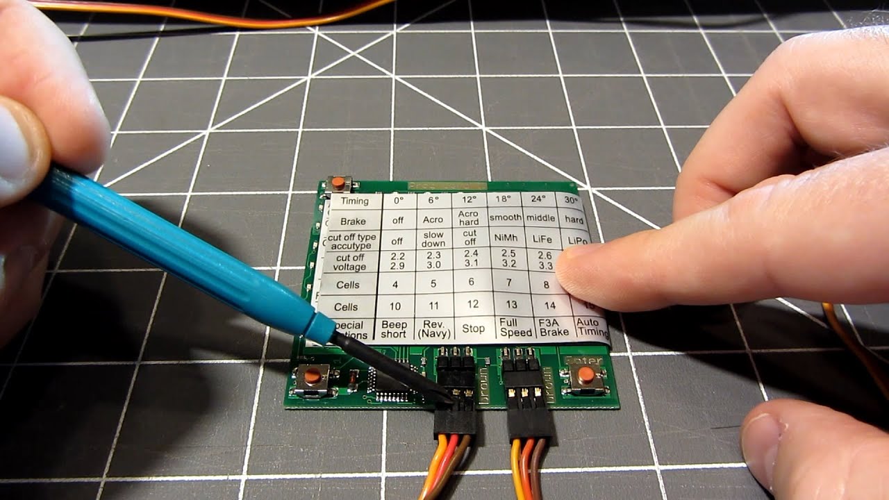 Программа YEP 60 amp ESC с платой программирования для Radian XL / Gliderdrive 840KV