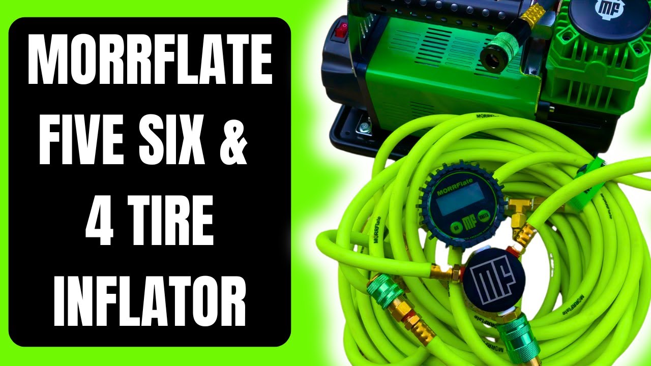 Morrflate FiveSix Compressor And 4 Tire Inflation Deflation Kit
