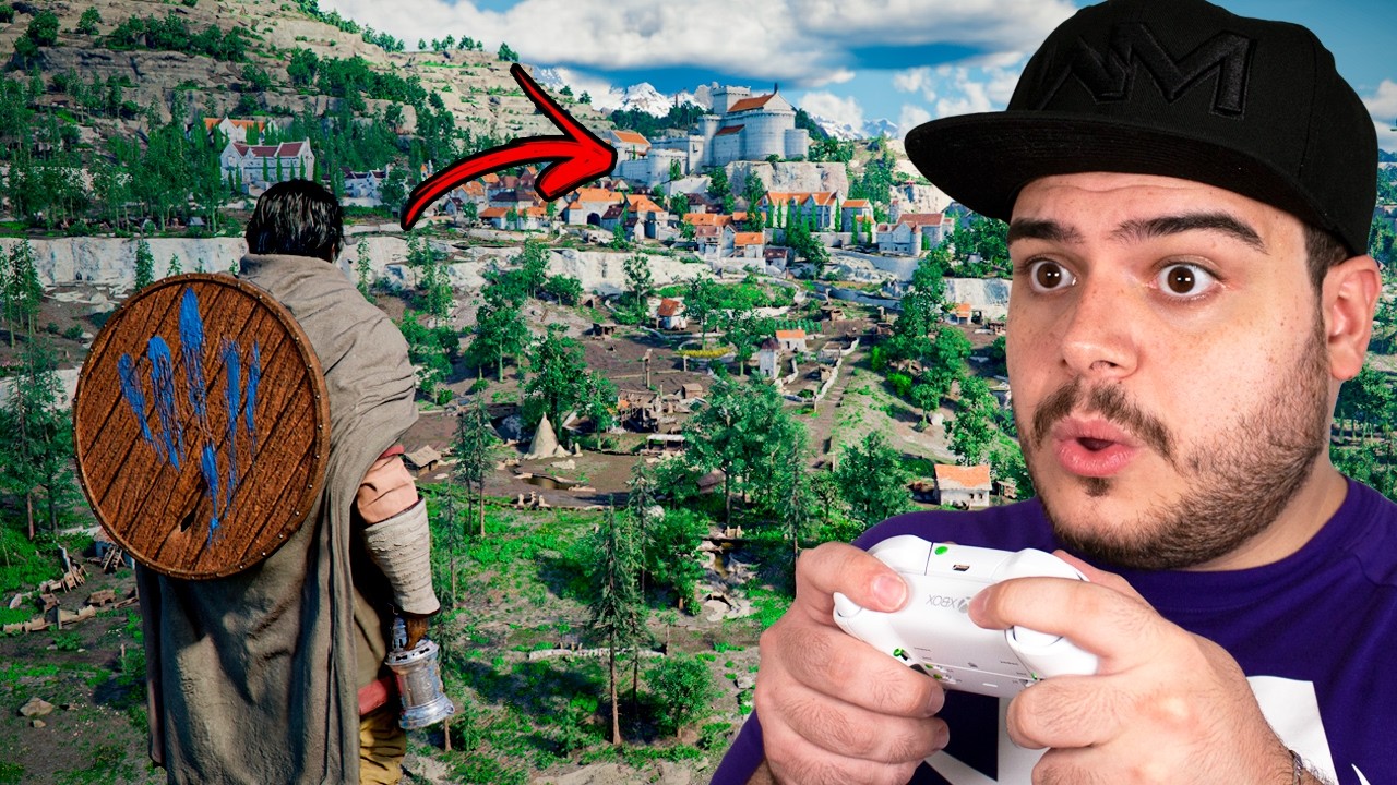 CRIMSON DESERT - Gameplay explorando o MUNDO ABERTO!