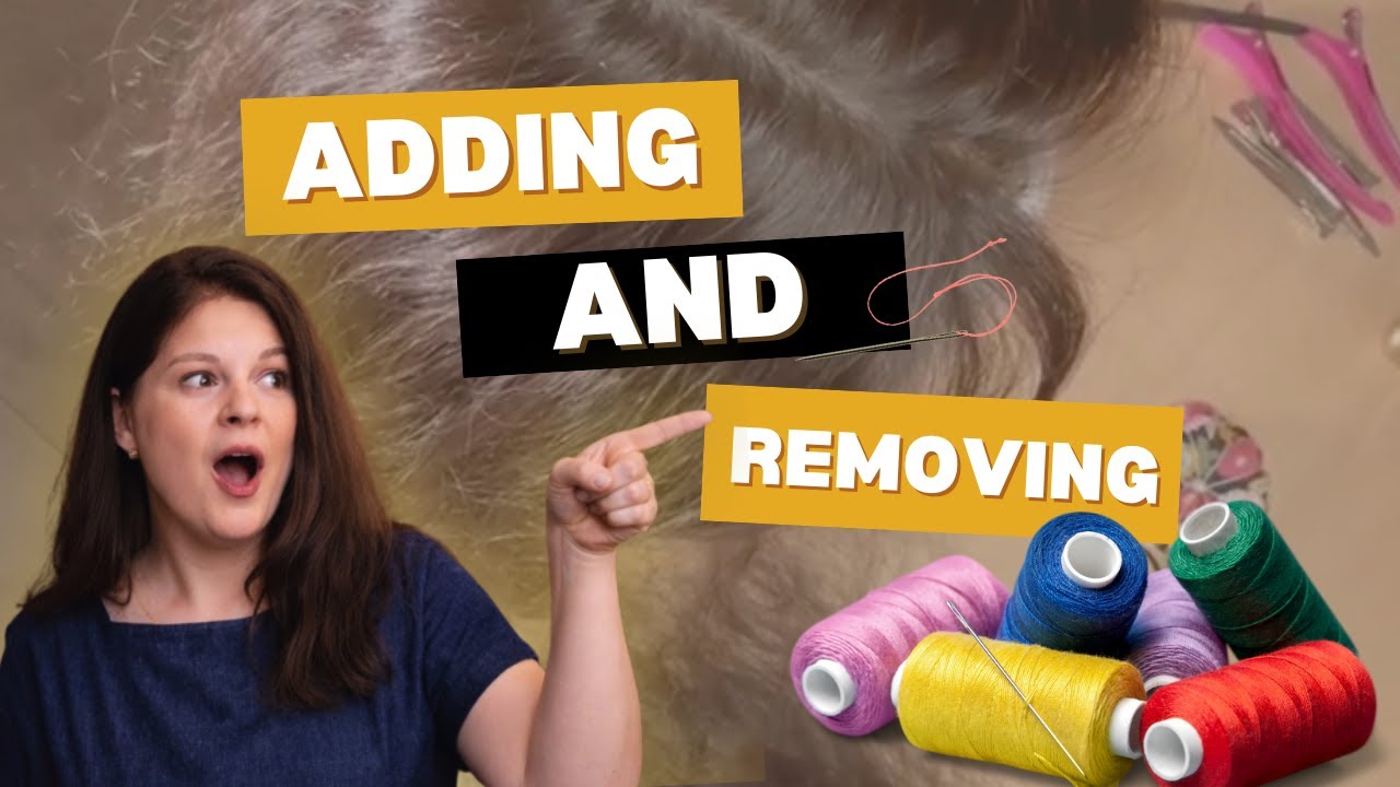 Stop RUINING Hairpieces: How to Add & Remove Wefts Correctly