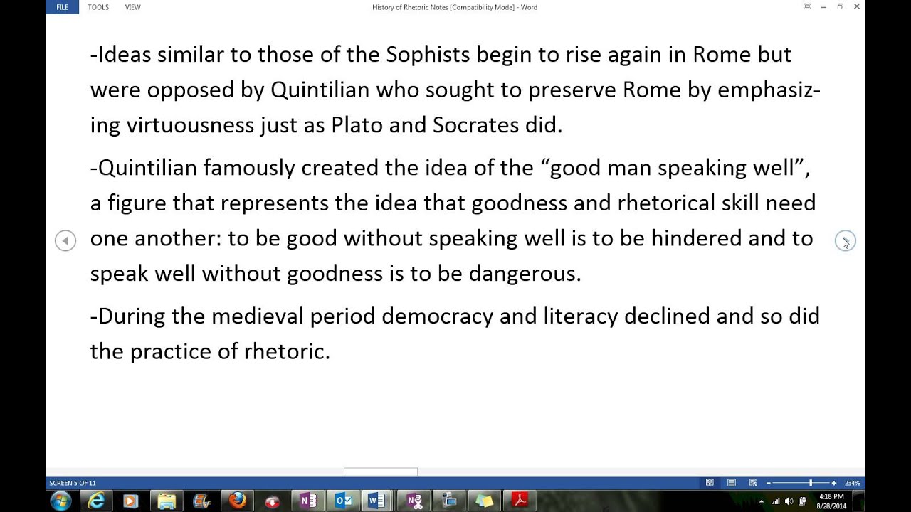 History of Rhetoric