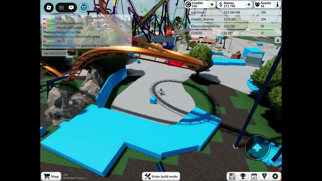 Exploring Another Theme Park in Theme Park Tycoon 2!