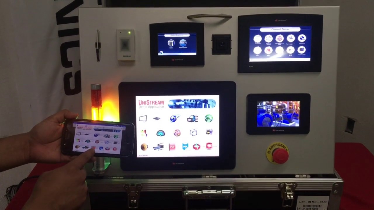 Demostración del  gran potencial de los PLC´s Unitronics