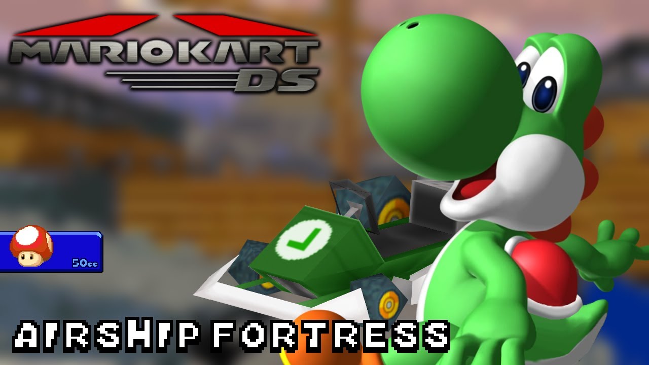 Mario Kart DS - 50cc - Yoshi - Standard LG - Airship Fortress | Ep. 3596
